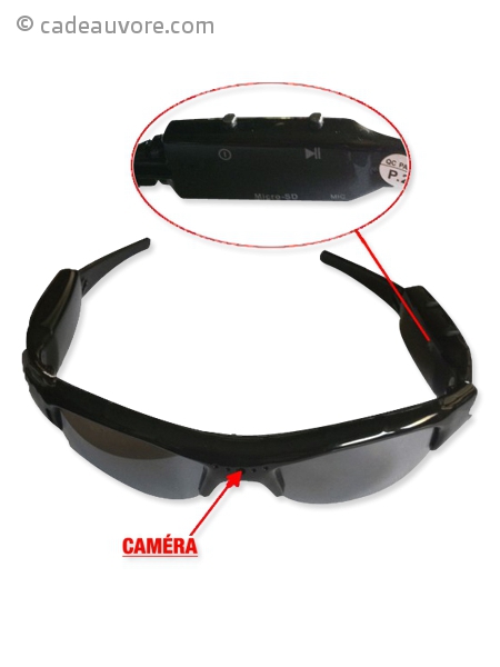 De Avec Intégrée Soleil Caméra Espion Lunettes Nn0wm8
